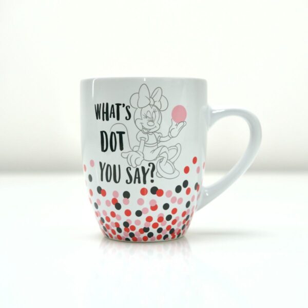 Caneca Minnie Mouse Disney Store What's Dot You Say