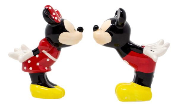 Saleiro Pimenteiro Disney Mickey E Minnie Beijo Beijinho Imã