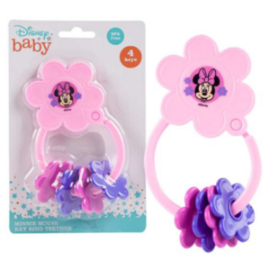 Mordedor de bebê infantil dentes Disney Minnie Mouse