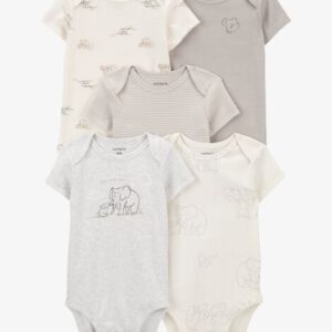 Kit Bebê 5 peças Body Carters Menino (Manga Curta)