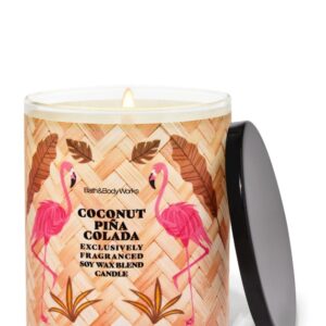 Vela Bath & Body Works Importada Coconut Piña Colada 1 pavio