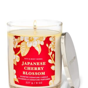 Vela Bath & Body Works Importada Japanese Cherry Blossom 1 pavio