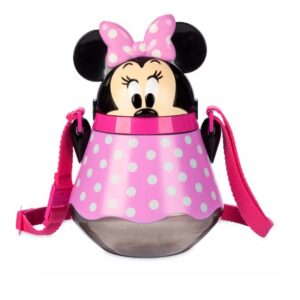 Minnie Mouse Copo com alça lateral e canudo Disney