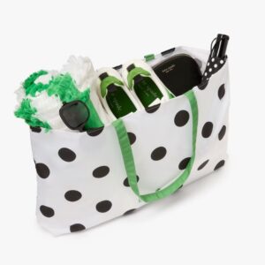 Polka Dot Tote Sacola Bolsa Lateral Tecido Kate Spade