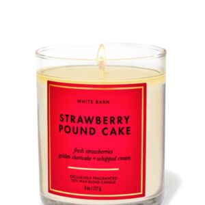 Vela Bath & Body Works Importada Strawberry Pound Cake 1 pavio