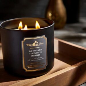 Vela 3 pavios Mahogany Teakwood Aromaterapia Bath Body Works