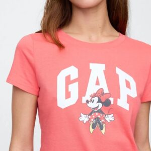 Camiseta Gap Disney Feminina Algodão Logo