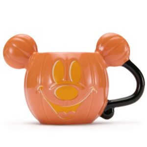 Caneca Halloween Mickey Disney Store Abóbora