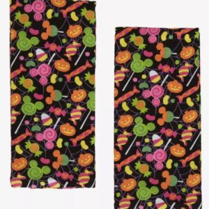 Kit 2 Toalhas Halloween Cozinha Panos Disney