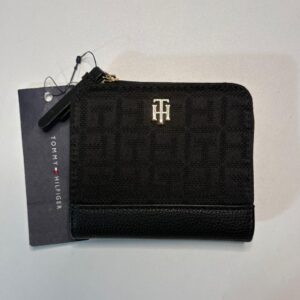 Carteira Pequena Feminina Tommy Hilfiger Preta
