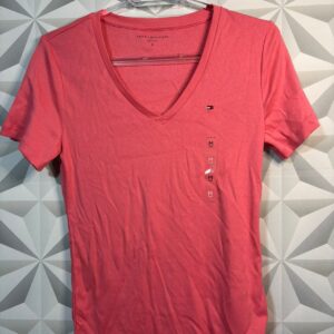 Blusinha Blusa Feminina Fit Básica Tommy Hilfiger Feminina Coral tam M