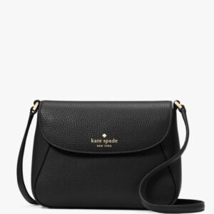 Bolsa Crossbody Lateral Kate Spade Monica Small Flap Preta