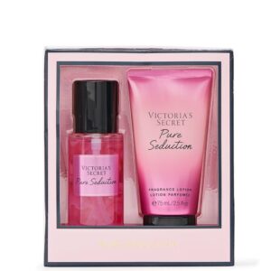 Conjunto kit creme e perfume Victoria’s Secret Pure Seduction body lotion + splash