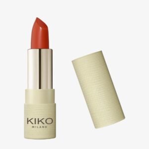 Batom Kiko Milano Green Me lipstick matte 103 basic brick vermelho