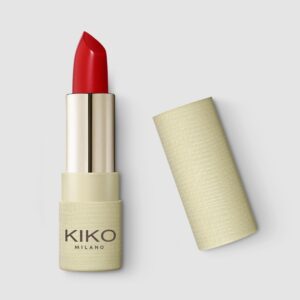 Batom Kiko Milano Green Me lipstick matte 105 classic red vermelho