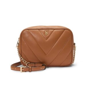 Bolsa Crossobody Lateral Victorias Secret Caramelo Marrom