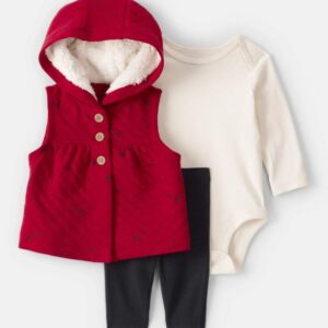 Conjunto Kit Trio 3 peças Bebê Carters 9 meses