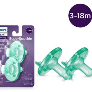 Kit 2 Chupetas Phillips Avent Scoothie - 3 A 18 Meses verde