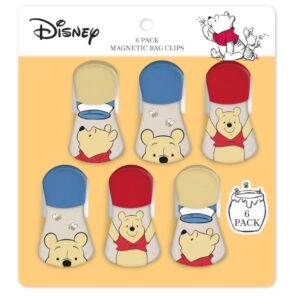 Kit de Clips Prendedores Cozinha Magnético Imãs Disney Pooh