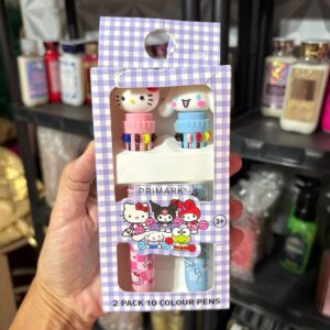 Kit Caneta Multi Cores c/ 2 - Hello Kitty