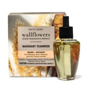 Bath Body Works Kit Refil Tomada Wallflowers Mahogany Teakwood