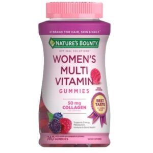 Natures Bounty Multivitamínico Womens Multi Vitamin 140 gummies Framboesa