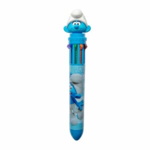 Caneta Multicores Smurfs