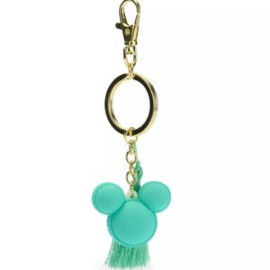 Chaveiro Orelinha Mickey Mouse Icon Macaron Azul Turquesa