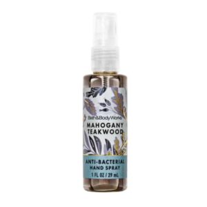 Álcool Spray Mahogany Teakwood Antisséptico Para Mãos Bath Body Works