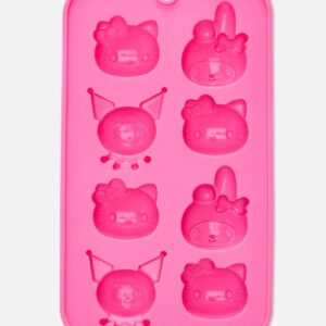 Forma de Gelo Silicone Hello Kitty e Amigos Rosa
