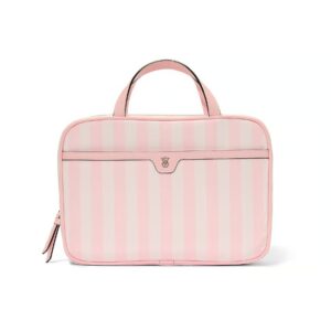 Victorias Secret Necessaire Maquiagem - Viagem Listrada Rosa Listras