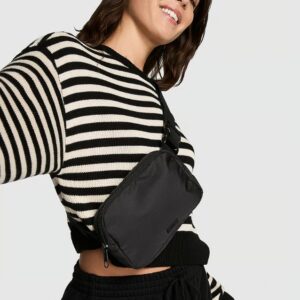 Pochete Preta Victorias Secret Belt Bag