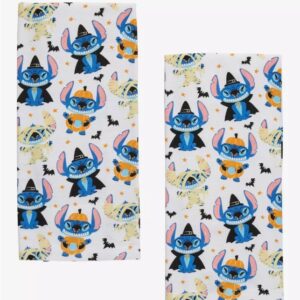 Kit Toalhas Panos Cozinha Disney Halloween Stitch