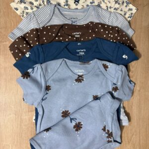 Conjunto Kit Carters 5 peças bodies bodysuit 18 meses