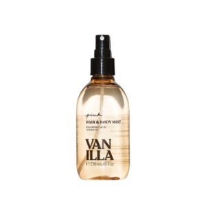 Body Splash Spray Cabelo e Corpo Body Hair Vanilla Pink Victorias Secret
