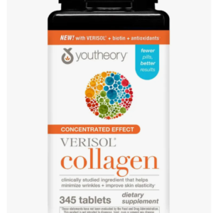 Suplemento Colageno Youtheory Verisol 345 Comprimidos Pele Cabelo Unhas
