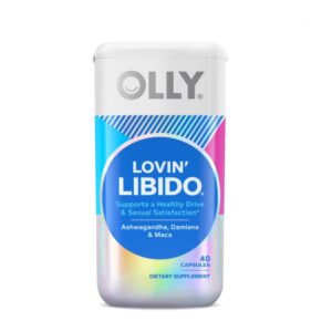 Suplemento Olly Lovin Libido 40 Cápsulas Para Mulheres