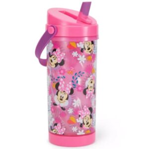 Garrafa Plástico com canudo - Muda de cor Líquido Minnie Mouse Disney Store