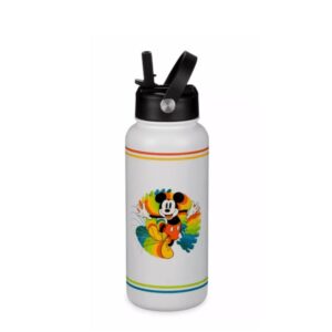 Garrafa Térmica Branca Disney Parks Mickey Mouse Grande 946ml