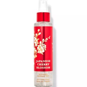 Body Splash Perfume Shimmer Brilho Japanese Cherry Blossom Bath Body Works