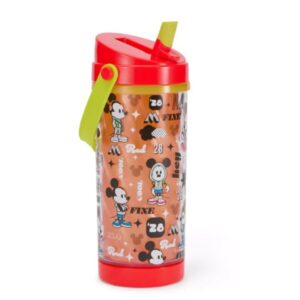 Garrafa Plástico com canudo - Muda de cor Líquido Mickey Mouse Disney Store
