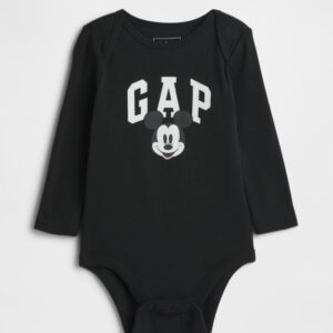 Body Baby Gap Preto Mickey Mouse 12-18 meses