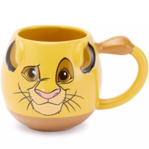 Caneca Rei Leão Disney Store Simba Cerâmica
