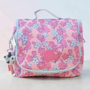 Lancheira Kipling New Kichirou Térmica Escolar Passeio Rosa Flor