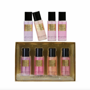 Kit Miniatura Body Splash Shimmer com brilho Victorias Secret