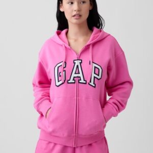 Blusa Moletom com Capuz GAP Feminina tam P Rosa