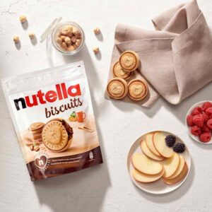 Biscoito Bolacha Nutella Chocolate Recheada Importada
