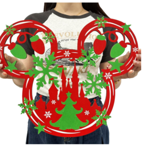 Enfeite Árvore Natal Disney Mickey Pendente Guirlanda Porta